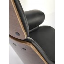 Кресло компьютерное HALMAR WEBER ореховый/черный